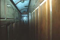 'cd_p0109932 - 11<sup>th</sup> July 1990 - Port Pirie car barn - dining car ED 22 corridor'