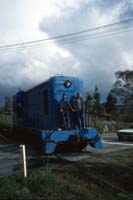 5<sup>th</sup> August 1990 Littlehampton loco 351 with people on front