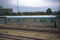 15.12.1990 Keswick lounge car AFB137 painted with Graffiti