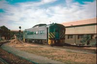 15.12.1990 Keswick Budd rail cars CB1 + CB2 on Iron Triangle Ltd