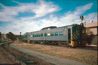 15.12.1990 Keswick Budd rail cars CB1 + CB2 on Iron Triangle Ltd