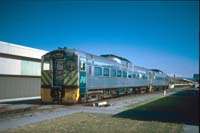 15.12.1990 Keswick Budd rail cars CB1 + CB2 on Iron Triangle Ltd