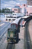 'cd_p0110163 - 26<sup>th</sup> January 1991 - Adelaide Station loco 843 on Train Tour Promotions train'