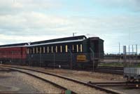 'cd_p0110309 - 31<sup>st</sup> August 1991 - Dry Creek - Steamranger - <em>Inman</em> car in Green and Cream + <em>Coliban</em> in Red'