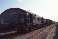29<sup>th</sup> November 1991 Balaklava - locos 833 + 8?2 on wheat train