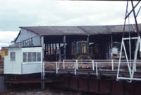 29<sup>th</sup> March 1992 Tailem Bend - Engine 844 in roundhouse