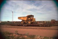 29<sup>th</sup> April 1992,Spencer Junction - AZQF2406 flat + WABCO tip truck