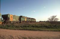 'cd_p0110708 - 21<sup>st</sup> August 1992 - Rowland Flat - locos 963 + 934 on stone train'