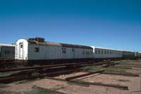 'cd_p0111619 - 8<sup>th</sup> October 1996 - Port Augusta - HRG 56 brake van + BRD 113 sleeper + DC 94 diner - breakdown train'