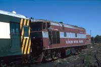 29.1.1997 Quorn - NT 76 shunting Pichi Richi Railway depot