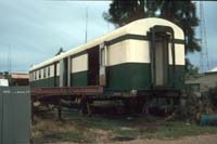 17.12.1997 Port Pirie - AVDP121 at Hackett Haulage painted green and cream