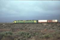 8.4.1998 Approaching Port Augusta - CLP 4 + ALF 19 on TNT train
