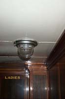 'cd_p1000089 - 12<sup>th</sup> January 2001 - National Railway Museum - Port Adelaide - SAR Steel Car 606 corridor light fitting'