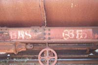 'cd_p1000521 - 8<sup>th</sup> March 2001 - National Railway Museum - Port Adelaide - Commonwealth Railways ballast hopper BAS 615 - just arrived'