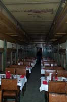 'cd_p1000990 - 27<sup>th</sup> May 2001 - National Railway Museum - Port Adelaide - Dining car <em>Adelaide</em> interior.'