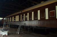 'cd_p1001045 - 15<sup>th</sup> June 2001 - National Railway Museum - Port Adelaide - DA 52 being painted - almost completed'