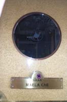 'cd_p1002863 - 26<sup>th</sup> January 2002 - Keswick - ARL 309 - Marla logo plate on interior door'