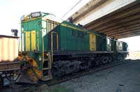   4.5.2002 Port Adelaide  831 + 841 on ballast train