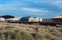 9<sup>th</sup> August 2002,Port Augusta - RE1701 + other flat wagons