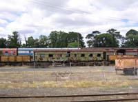'cd_p1010096 - 10<sup>th</sup> January 2004 - Ballarat East - West Coast Railway & Steamrail yard - SAR steel car 709 - derelict'