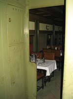 12<sup>th</sup> September 2004 interior <em>Adelaide</em> dining car