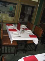 'cd_p1016153 - 12<sup>th</sup> September 2004 - National Railway Museum - Port Adelaide - interior <em>Adelaide</em> dining car'