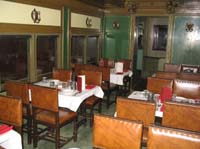 'cd_p1016154 - 12<sup>th</sup> September 2004 - National Railway Museum - Port Adelaide - interior <em>Adelaide</em> dining car'