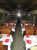 12<sup>th</sup> September 2004 interior <em>Adelaide</em> dining car