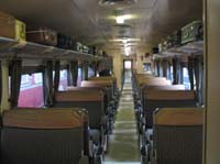 'cd_p1018214 - 4<sup>th</sup> December 2004 - National Railway Museum - Port Adelaide - Budd car CB1 interior'