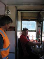 'cd_p1021600 - 23<sup>rd</sup> April 2005 - National Railway Museum - Port Adelaide - Behind the scenes weekend - Red Hen 321 Interior'