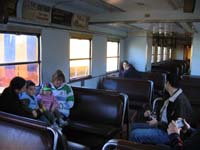 'cd_p1023408 - 17<sup>th</sup> July 2005 - National Railway Museum - Port Adelaide - Thomas the Tank Engine and Friends - Red Hen 321 interior'