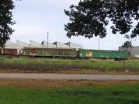 1<sup>st</sup> September 2005,Islington  Leigh Creek coal wagons AOKF1042 + AOKF1276