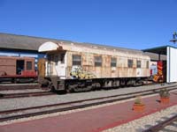 'cd_p1026522 - 16<sup>th</sup> February 2006 - National Railway Museum - Port Adelaide - Pay car PA281  exterior on the day it arrived at museum'