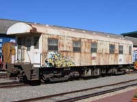 'cd_p1026523 - 16<sup>th</sup> February 2006 - National Railway Museum - Port Adelaide - Pay car PA281  exterior on the day it arrived at museum'