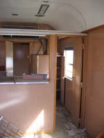 'cd_p1026526 - 16<sup>th</sup> February 2006 - National Railway Museum - Port Adelaide - Pay car PA281  interior on the day it arrived at museum'
