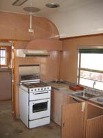 'cd_p1026530 - 16<sup>th</sup> February 2006 - National Railway Museum - Port Adelaide - Pay car PA281  interior on the day it arrived at museum'