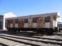 'cd_p1026545 - 16<sup>th</sup> February 2006 - National Railway Museum - Port Adelaide - Pay car PA281  exterior on the day it arrived at museum'