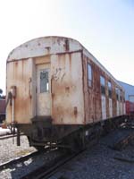 'cd_p1026546 - 16<sup>th</sup> February 2006 - National Railway Museum - Port Adelaide - Pay car PA281  exterior on the day it arrived at museum'