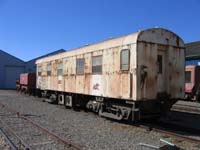 'cd_p1026548 - 16<sup>th</sup> February 2006 - National Railway Museum - Port Adelaide - Pay car PA281  exterior on the day it arrived at museum'