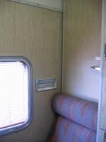 'cd_p1028407 - 9<sup>th</sup> April 2006 Keswick  Interior ARJ 242  Gold Kangaroo roomette sleeping car Brachina -  '