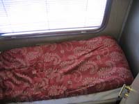 'cd_p1028409 - 9<sup>th</sup> April 2006 Keswick  Interior ARJ 242  Gold Kangaroo roomette sleeping car Brachina -  '