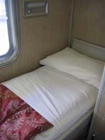 'cd_p1028410 - 9<sup>th</sup> April 2006 Keswick  Interior ARJ 242  Gold Kangaroo roomette sleeping car Brachina -  '