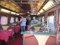 'cd_p1028432 - 9<sup>th</sup> April 2006 - Keswick  Interior DF 232 Queen Adelaide Gold Kangaroo dining car'