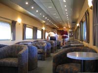 'cd_p1028438 - 9<sup>th</sup> April 2006 - Keswick  Interior ACC 223 Gold Kangaroo lounge car'