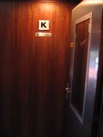 'cd_p1028445 - 9<sup>th</sup> April 2006 - Keswick  Interior ARL 922 Gold Kangaroo sleeping car - entrance seen from next car'