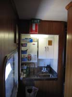 'cd_p1028458 - 9<sup>th</sup> April 2006 - Keswick  Interior ARL 922 Gold Kangaroo sleeping car - self service refreshment area'