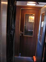 'cd_p1028471 - 9<sup>th</sup> April 2006 - Keswick  Interior SSA 260 Chairman's car - entrance way seen from next car'