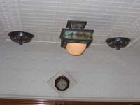 'cd_p1028569 - 9<sup>th</sup> April 2006 - Keswick  Interior SS 44 - Prince of Wales car - lounge area - ceiling and light fittings'