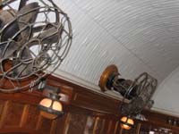 'cd_p1028571 - 9<sup>th</sup> April 2006 - Keswick  Interior SS 44 - Prince of Wales car - lounge area - detail of roof fans'