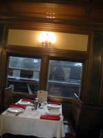 'cd_p1028808 - 25<sup>th</sup> April 2006 - National Railway Museum  Port Adelaide - Interior of Dining car <em>Adelaide</em>'